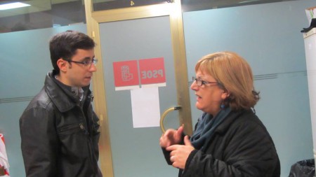 Visita de José Luis Mateos, Secretario de Organización de la Ejecutiva Provincial,